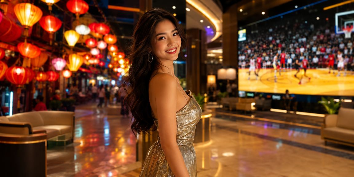 Người hâm mộ thể thao Hà Nội theo dõi cá cược bóng rổ bên đèn lồng phố cổ