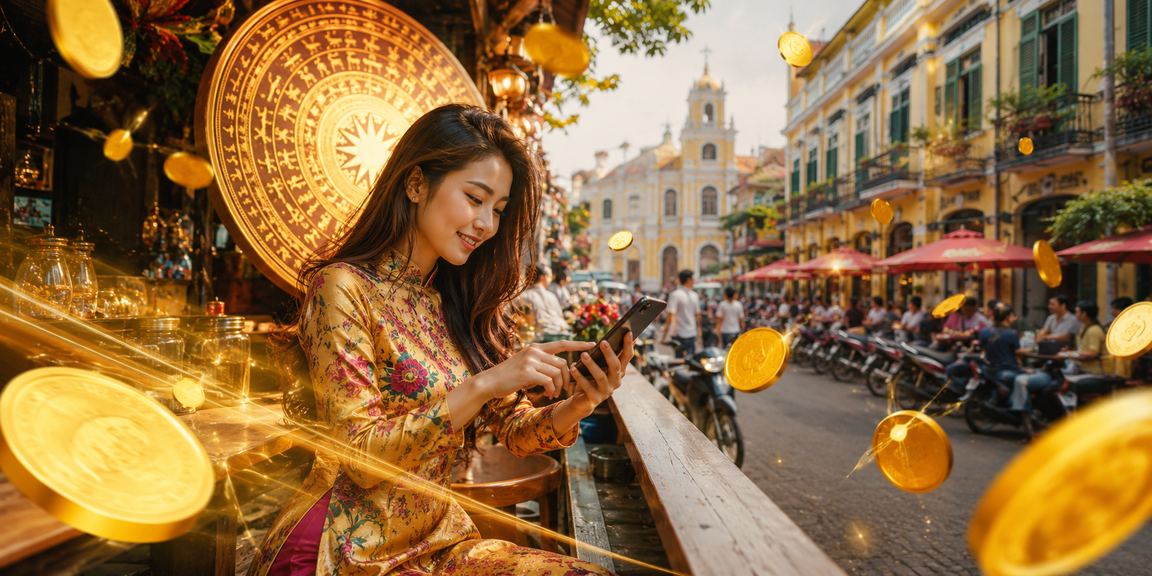 Người dùng tại lễ hội TP. Hồ Chí Minh xem thông tin cá cược và phân tích kèo
